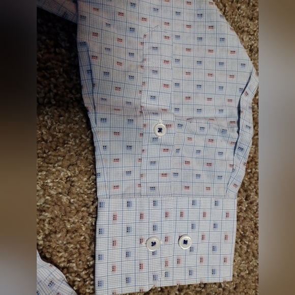 Good Man Brand Long Sleeve Patterned Button Down Shirt NWOT - Picture 6 of 11